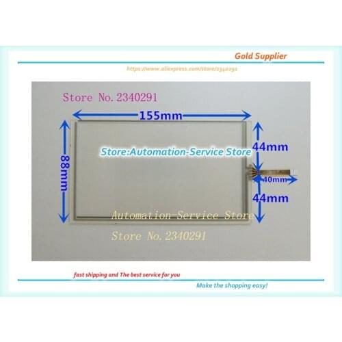 155*88MM 6.2 Inch Touch Screen For Car Navigation Screen Video Industrial Touch Panel 5pcs/LOT