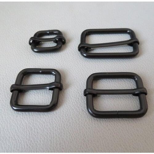50Pcs/Lot Wholesale Strong Metal Buckles Bag Accessory Straps Adjuster Pet Dog Collar Clasps 15mm 20mm 25mm 32mm Hardware