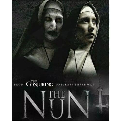 5D DIY Diamond Painting The Nun Movie Poster Diamond Embroidery Mosaic Picture Cross Stitch Kit Crystal Home Decoration WG2498