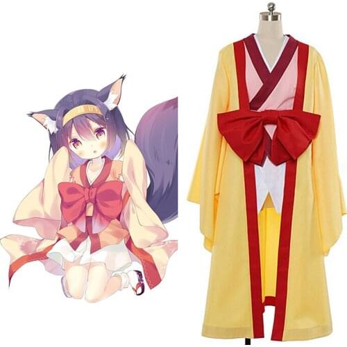 No Game No Life Hatsuse Izuna Cosplay Costume Custom Made
