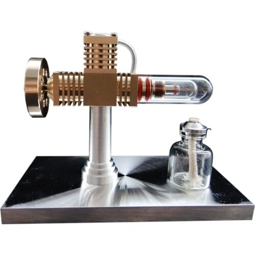Quartz Heat Pipe Free-piston Stirling Engine Model Building Kits High-end Creative Gifts for Collection Toys For Children