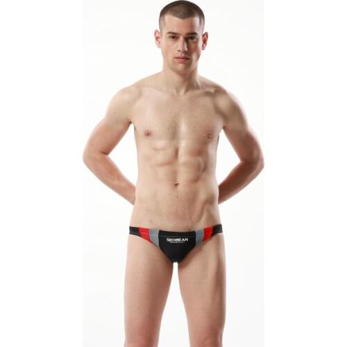 2018 Mens Swimming Trunks for Men Swimwear Man Swimsuit Sexy Boxer Surf Bathing Swim Wear Briefs Shorts Sunga S-XL Summer New