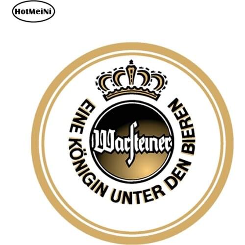 HotMeiNi 12cm x 12cm WARSTEINER Sticker Decal German Beer Germany Bumper Bar Car Styling Vinyl Sticker Decoration
