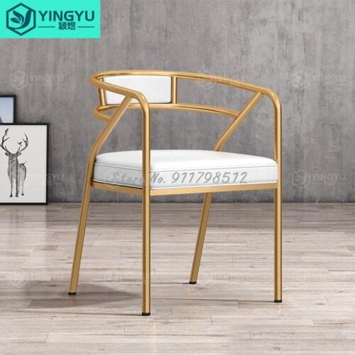 Dining chair home light luxury modern minimalist backrest study chair dining table nordic stool ins net red comb makeup chair