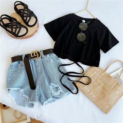 Clothes For Girls Summer Fashion Kids Girls Clothes Sets 2Pcs Outfits Clothing For Girls Tracksuit Suit For Girls Children