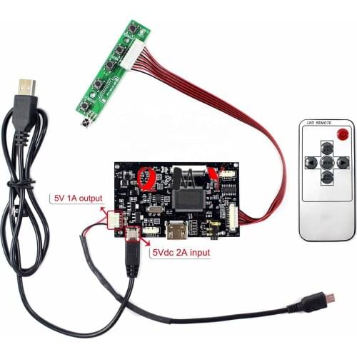 HDMI LCD Board Work for 40P TTL/LVDS Interface 7inch 40Pin1024x600 LCD Screen