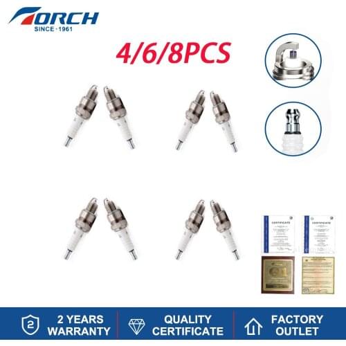 High Quality Spark Plug TORCH E7TC-10 Alternative NGK BP8HS Denso W22FP-U10 Champion L78YC Brisk 1360 Ignition System