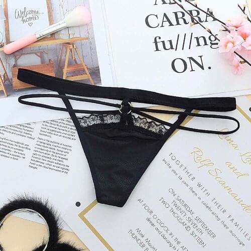 Women Sexy Underwear Bandage Thongs Lace Panties Lovely Transparent G-strings Briefs Fashion Ladies Sexy g strings
