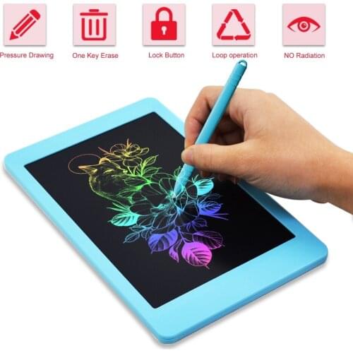 J-boxing LCD Writing Tablet for Kids - Electronic Gifts Writing Pad, Drawing Pad, Doodle Boards LCD Writing Tablet 8.5 inch Blue