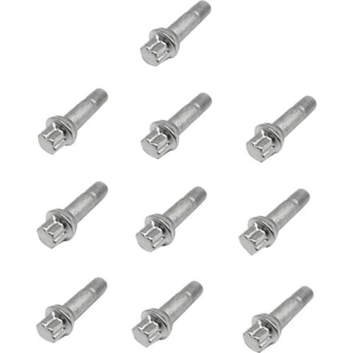 10Pcs Wheel Lug Bolts Nuts for Mercedes Benz W164 W166 X204 W221 C216 C CL E GL ML S Cl A0009905407