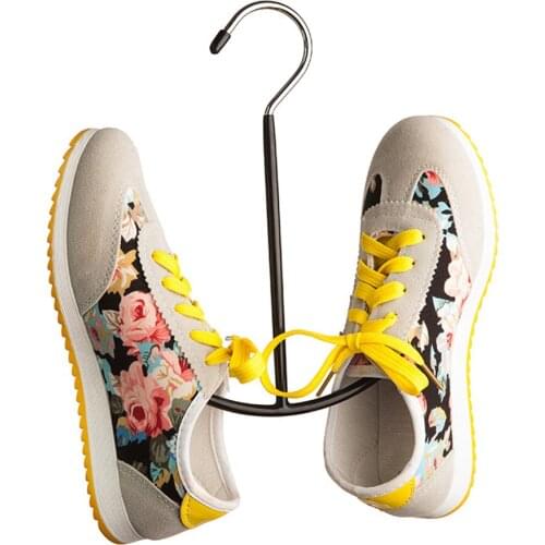 10 Pcs/Lot Metal Hangers for Clothes Shoes Drying Rack Double Hook for Shoes Drying Rack Hanging Clothing Bags Hook