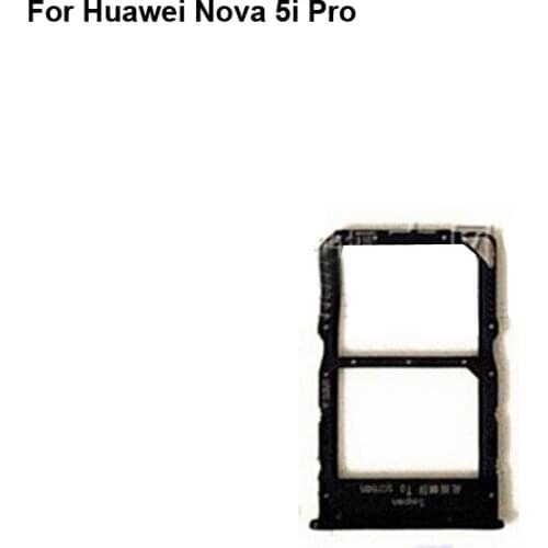 2PCS For Huawei Nova 5i pro New Tested Sim Card Holder Tray Card Slot For Huawei Nova 5 i Pro Sim Card Holder Replacement Parts