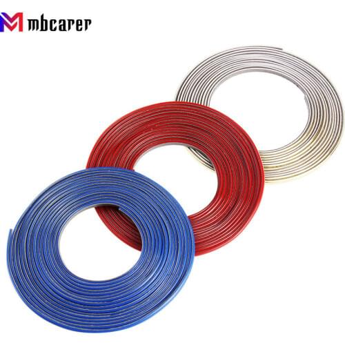 Car Interior Trim Line Styling Stickers Decoration Moulding Auto Door Dashboard Air Outlet Steering Strips Car Accessories 5M