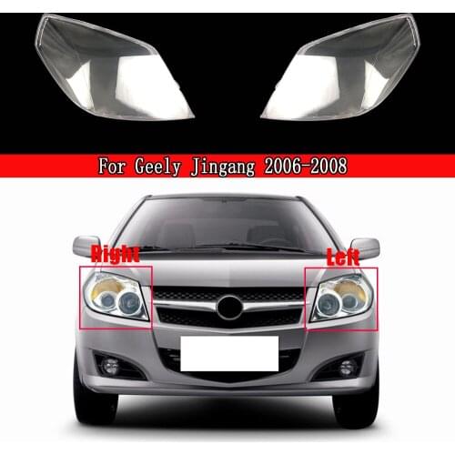Auto Headlamp Lampshade Lampcover Head Lamp light Covers glass Lens Shell For Geely Jingang 2006-2008 Car Front Headlight Cover