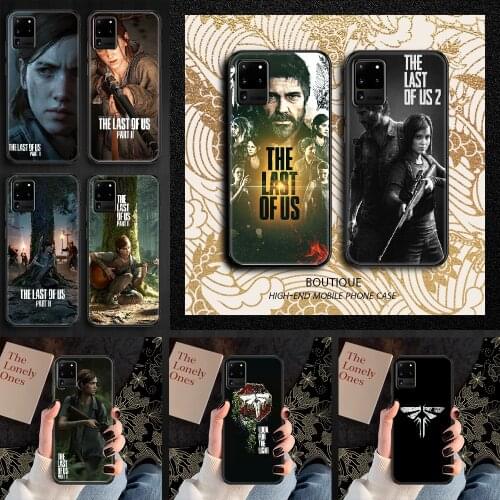 The Last of Us Part Game Phone case For Samsung Galaxy Note 4 8 9 10 20 S8 S9 S10 S10E S20 Plus UITRA Ultra black soft coque art