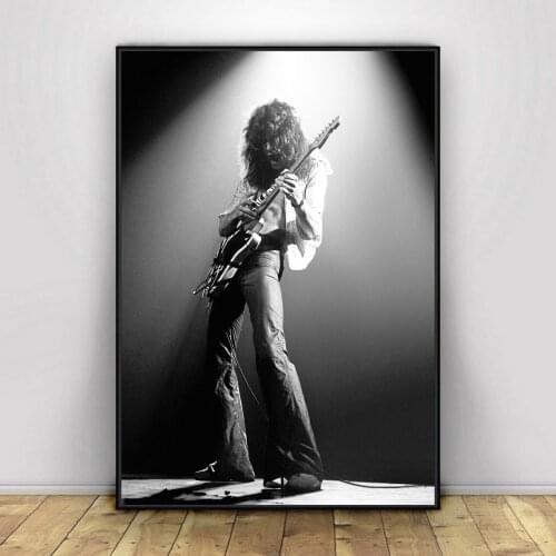 Eddie Van Halen Poster Music Singer Star Canvas Poster Wall Painting Home Decoration ( No Frame )