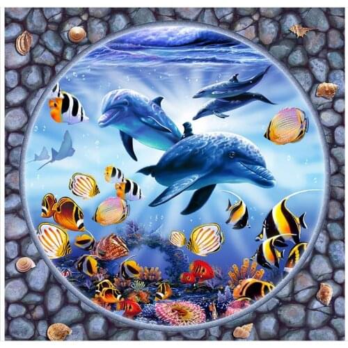 Customized 3d photo wallpaper 3d ceiling murals wallpaper Beautiful Joy of Marine 3d ceiling murals wall decor bedroom wallpaper