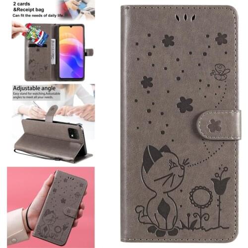 Red PU Leather Wallet Flip Phone Pouch Case For Huawei Enjoy Z Covers Silicon Bag Capa armor 20 Pro Honor 30 Lite P40 Plus 5G E
