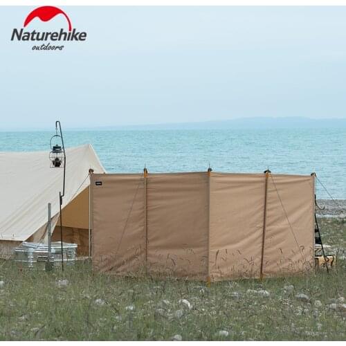 Naturehike Tent Wind Shield 3*1m Cotton 2.57kg Portable Outdoor Picnic BBQ Windbreak Stable Array Screen Break Camping Equipment