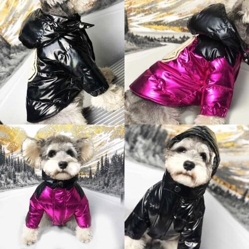 New Dog Jacket Down,Winter French Bulldog Dog Coat,Puppy Warm Clothes Chihuahua Teddy Pug High Quality Dropshipping