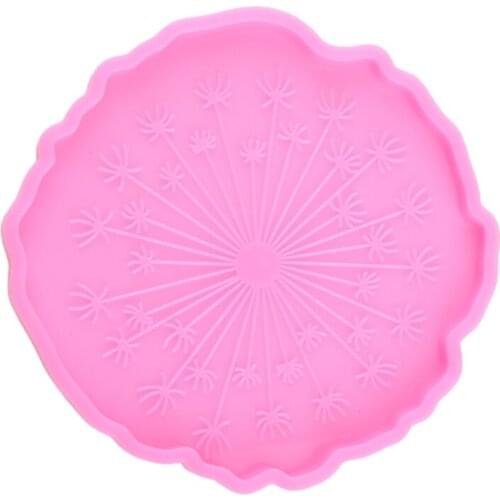 2021 New Super Shiny Cup Mat Epoxy Resin Mold Tray Casting Silicone Mould DIY Crafts Decorations Making Tools