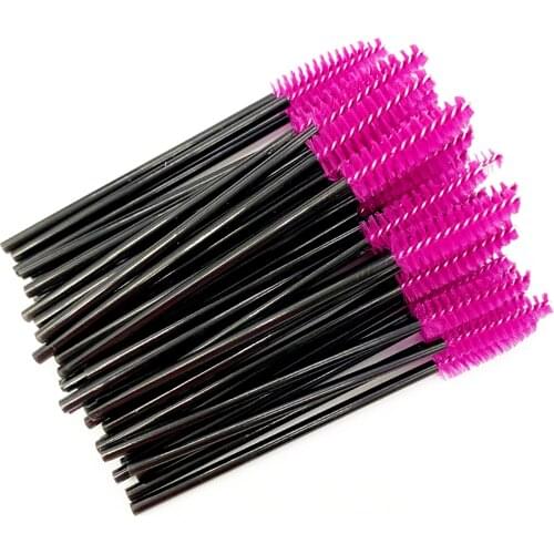 Disposable Eyelash Brushes Eyebrow Brush Mascara Wands Applicator Cosmetic Eyelashes Extension Tools Eyelash Spoolies for Makeup