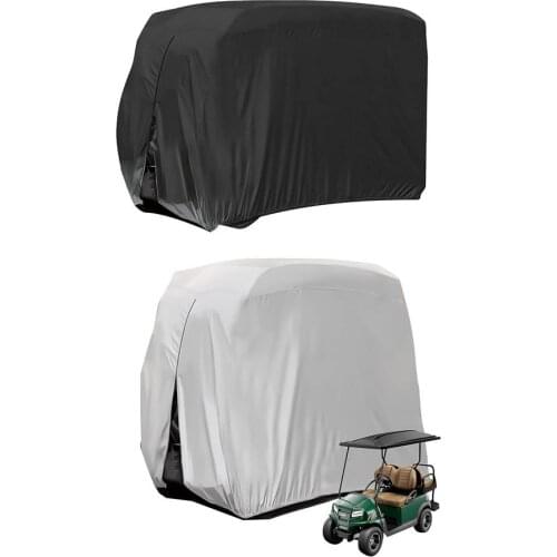 Cart Dust Cover Four-seat Sunscreen Outdoor Dust Cover Outdoor Windproof Waterproof Golf Cart Dust Cover Car Accessories