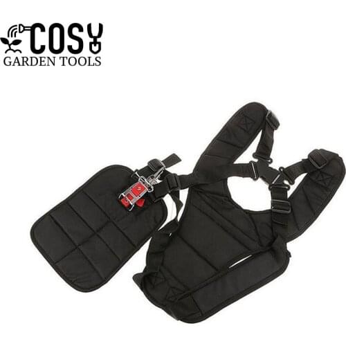 Double Shoulder Strimmer Harness Strap For Stihl Lawn Mower Grass Strimmer Brush Cutter Garden Power Pruner Adjusted Nylon Belt