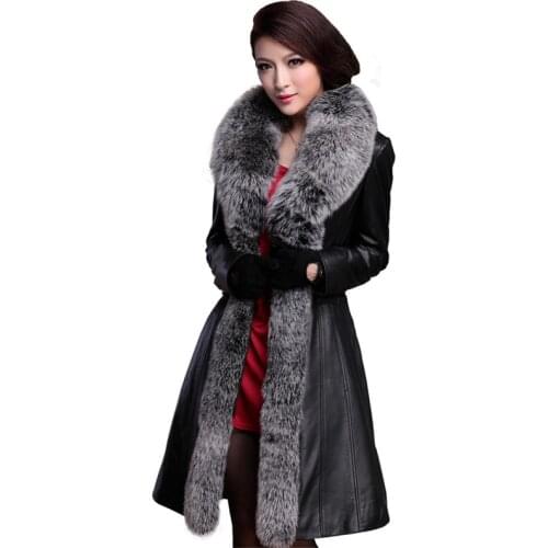 2019 New Arrival Womens Real Sheepskin Leather Jackets Top Quality Genuine Leather Coat Fashion Black White Duck Down Jackets