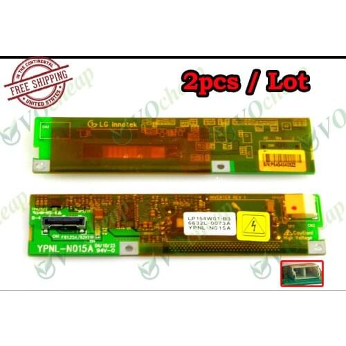 2pcs New CCFL LCD Screen Inverter board For Dell for Inspiron 8500 8600 9100 Latitude D800 For use 15.4" LG LCD - YPNL-N015A