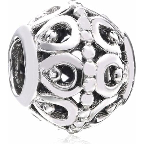 Ajax 925 Sterling Silver Delicate Beads Charms Fit Bracelets For Women Accessories