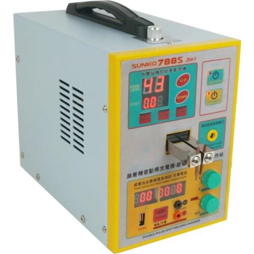 110V/220V SUNNKO 788S SPOT WELDER MACHINE NEW UAGRADE 2.8KW SPOT WELDING MACHINE USB POWER Digisix