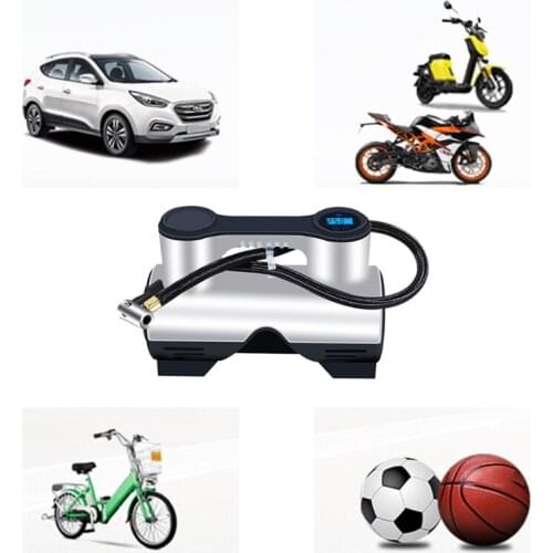 12V 150PSI Car Air Pump Tire Inflator 120W Portable Air Compressor Digital Car Tyre Pump for Car Bicycle Tires Balls