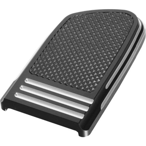 Motorcycle Defiance Large Brake Pedal Pad For Harley Touring Electra Glide Road King Fat Boy Street Glide FLHT Heritage Softail