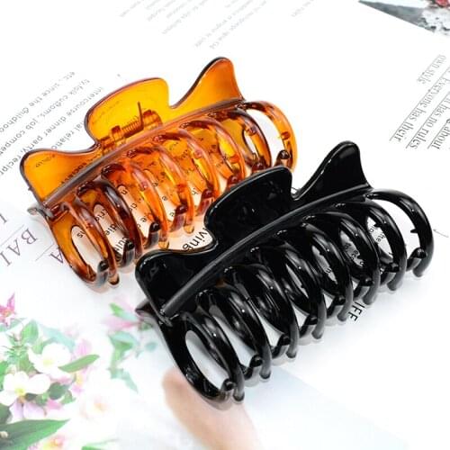 1 Piece Plastic Big Size Hair Claw Women Hair Clips Girls' Jaw Clips Hair Accessories
