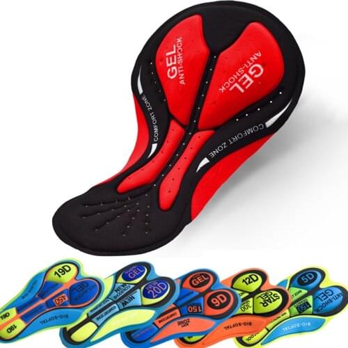 Men Women Cycling Shorts Cushion 3D Gel Pad Breathable Road MTB Bike Bicycle Riding Cushion DIY Cycling Underwear Padded