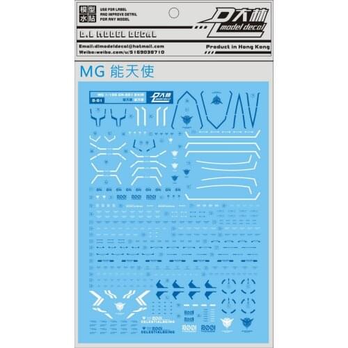 GN01 DL Generic Gundam model decal Sticker MG 1/100 00 GN-01 EXIA Toys Model Tools UC04 Free shipping