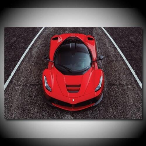 Canvas Paintings Ferraris Laferrari Red Car Supercar Posters Modern Wall Art Picture Prints for Living Room Decor