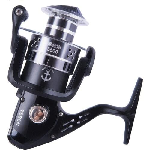 Trolling Fishing Reel 4500 5500s 6500s Series 5.1:1 5BB Spinning Reel Lightweight Rear Drag Spool Fish Wheel Carretilha De Pesca
