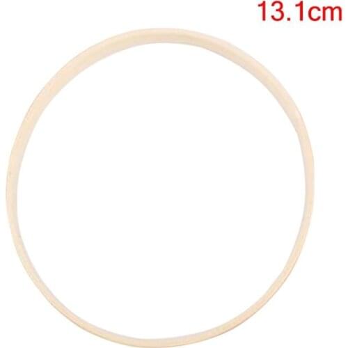 1pc Dream Catcher Ring Bamboo Circle Round DIY Art Craft Embroidery Hoop Cross Stitch Sewing Manual Tool (13.1cm)