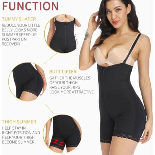 Bodysuit Shapewear Full Body Shaper Tummy Slimming Sheath Waist Trainer Women Abdomen Reducing Shapers Seamless Shaping Corset