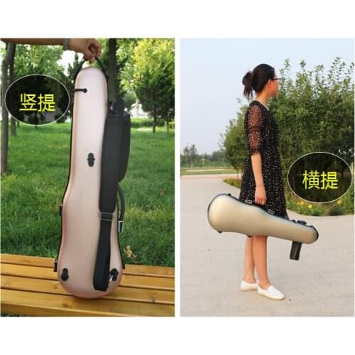 Carbon fiber composite material 4/4 violin case gold Weight-bearing 200kg #22