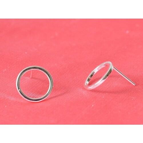 Chandler Round Circle Earrings For Girls Geometrical Casual Simple Ear Jewelry Online Sentiment Shopping India