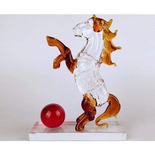 CRYSTAL HORSE MINIATURE FIGURINES COLLECTION GLASS ANIMALS PAPERWEIGHT TABLE ORNAMENT DECOR BIRTHDAY GIFTS HOME WEDDING DECOR