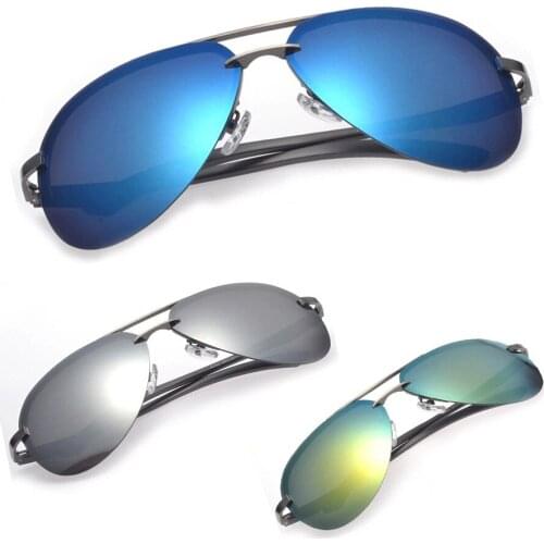 Wholesale - 2015 new Style Brand man men Driving mirror Polarized Sports sunglasses rays aluminum alloy driver fishing glasses