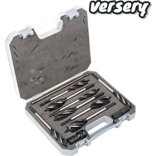FREE SHIPPING 11PCS/SET 10-25mm 6.35mm Hex Shank Carbon Steel Twist Drill Bit Sets Woodworking tools Hole Opener saw Kit