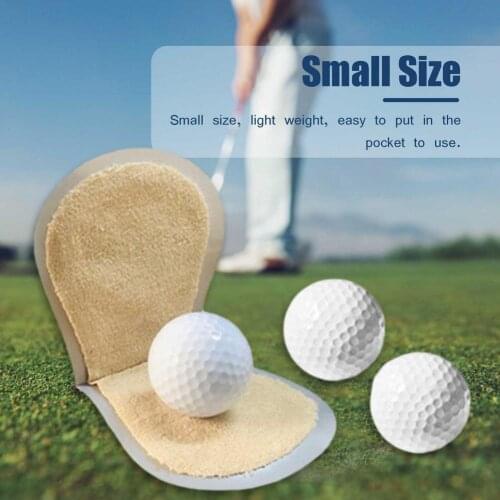 Mini Golf Ball Wiper PU Golf Ball Cleaner Compact Kit Portable Wiper For Cleaning Golf Ball Golf Ball Maintance Accessories