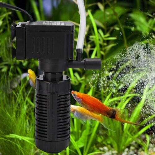 Practical Low Noise Aquarium Submersible Pump Fish Tank Wear-resistant Axle Center Long Life Mini Air Compressor Oxygen Pump
