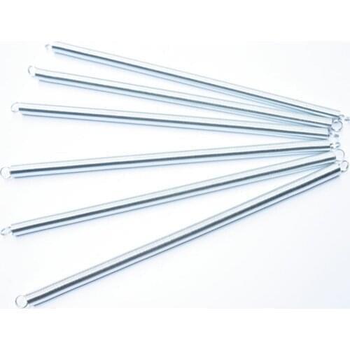 Spring Steel Dual Hook Long,Expansion Tension Spring,Hardware Accessories Wire Dia 0.4-0.8mm Outer Dia 3-10mm Length 300mm,1Pcs