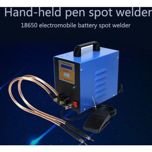 220V/110V JSD-SC-III Hand-held portable 18650 touch welder pedal type spot welding pen